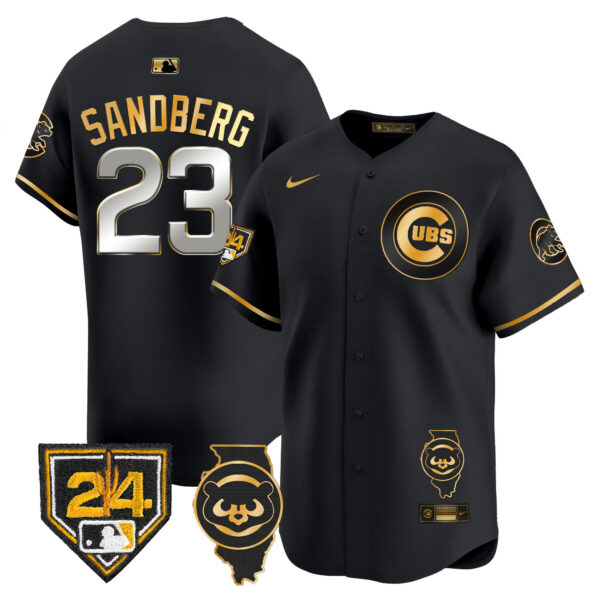 Men's Chicago Cubs Spring Training & Illinois Patch Vapor Premier Limited Jersey - All Stitched - Image 4