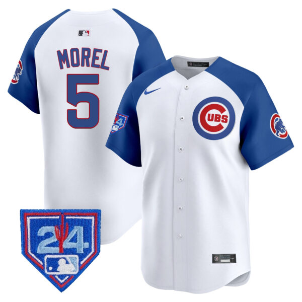 Men's Chicago Cubs 2024 Spring Training Patch Vapor Premier Limited Jersey V2 - All Stitched - Image 46