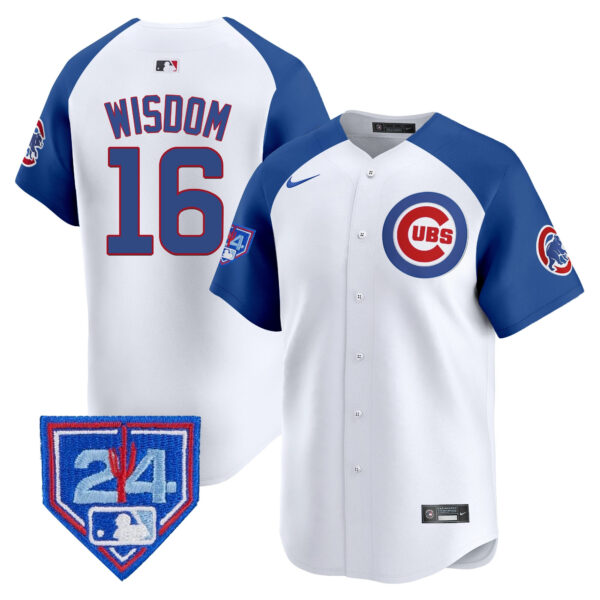 Men's Chicago Cubs 2024 Spring Training Patch Vapor Premier Limited Jersey V2 - All Stitched - Image 47