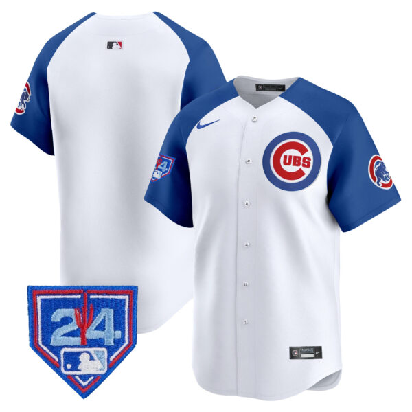 Men's Chicago Cubs 2024 Spring Training Patch Vapor Premier Limited Jersey V2 - All Stitched - Image 48