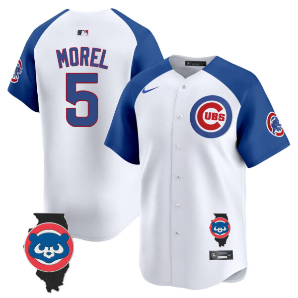 Men's Chicago Cubs Illinois Patch Vapor Premier Limited Jersey V2 - All Stitched - Image 46