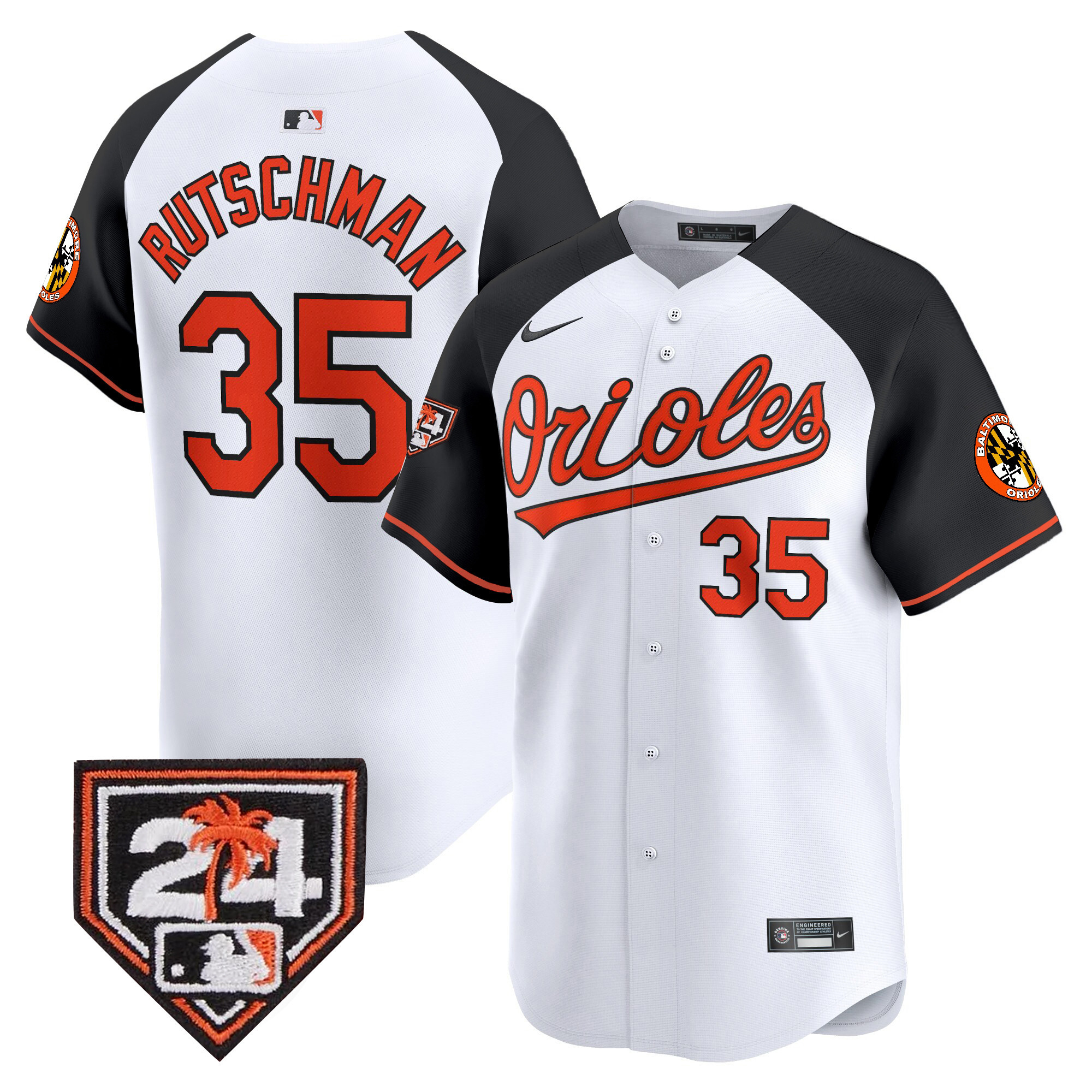 Men's Orioles 2024 Spring Training Patch Vapor Premier Limited Jersey - All Stitched - Image 36