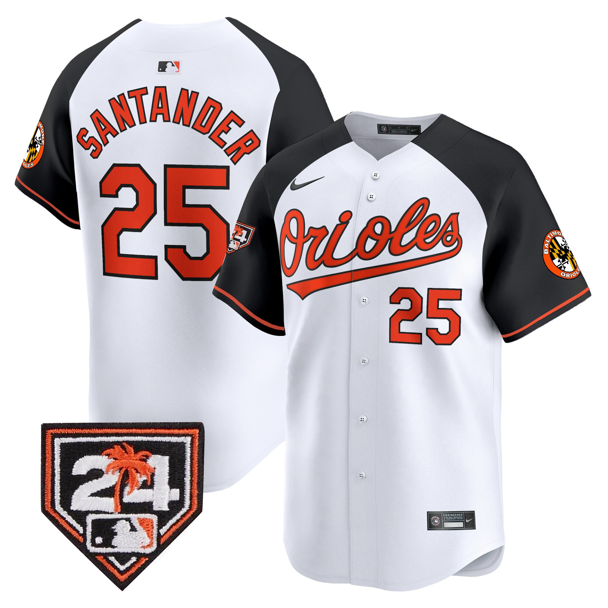 Men's Orioles 2024 Spring Training Patch Vapor Premier Limited Jersey - All Stitched - Image 40