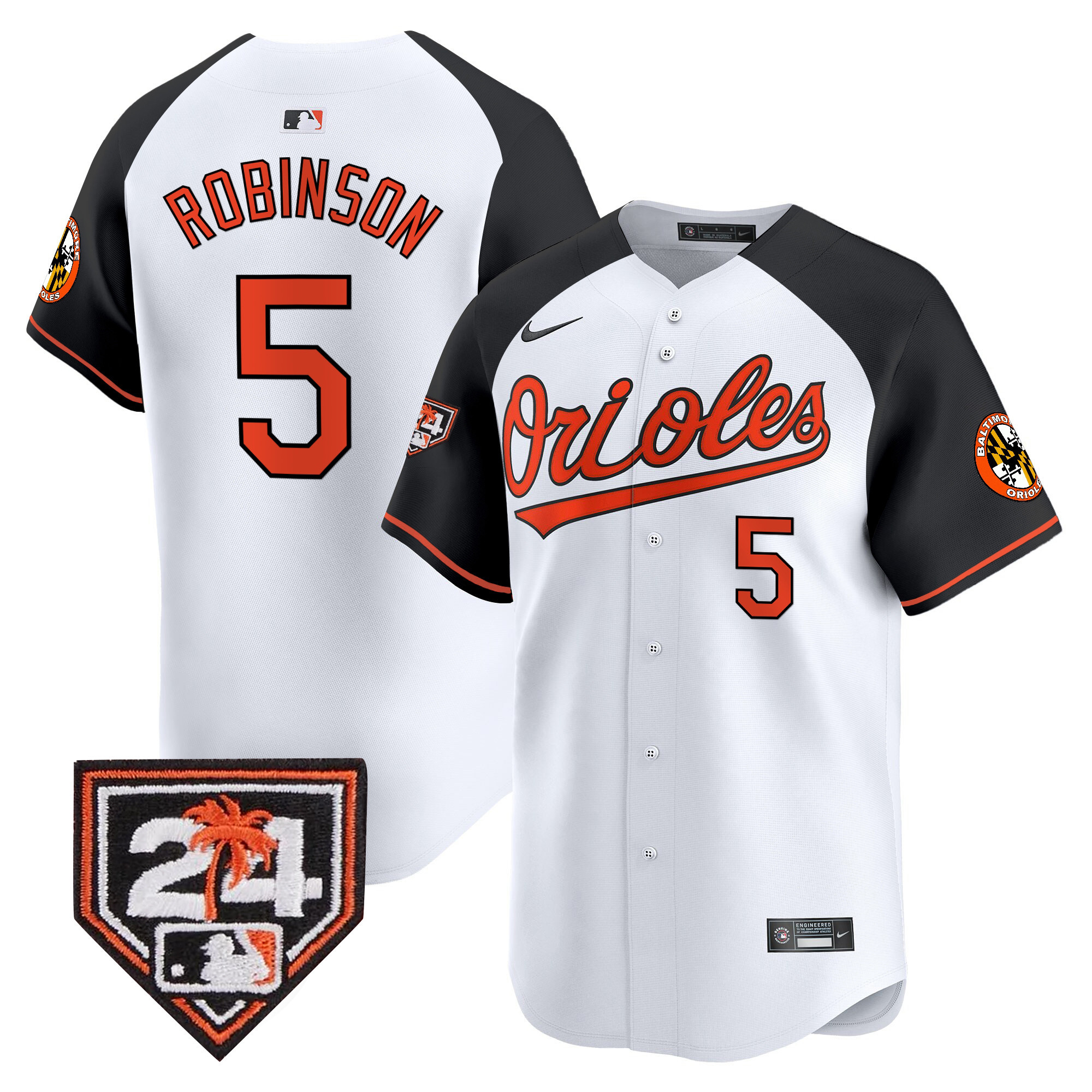 Men's Orioles 2024 Spring Training Patch Vapor Premier Limited Jersey - All Stitched - Image 37