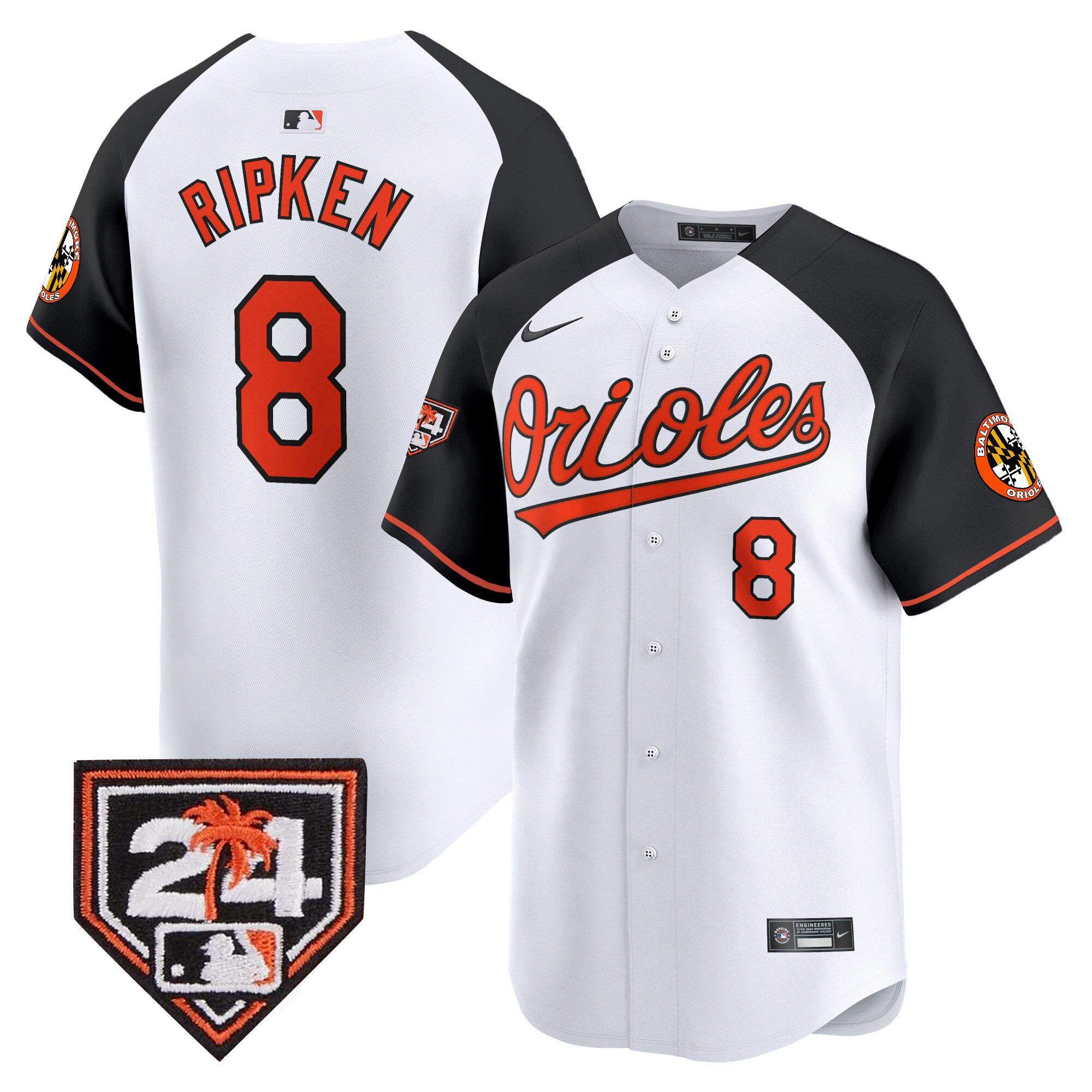 Men's Orioles 2024 Spring Training Patch Vapor Premier Limited Jersey - All Stitched - Image 41