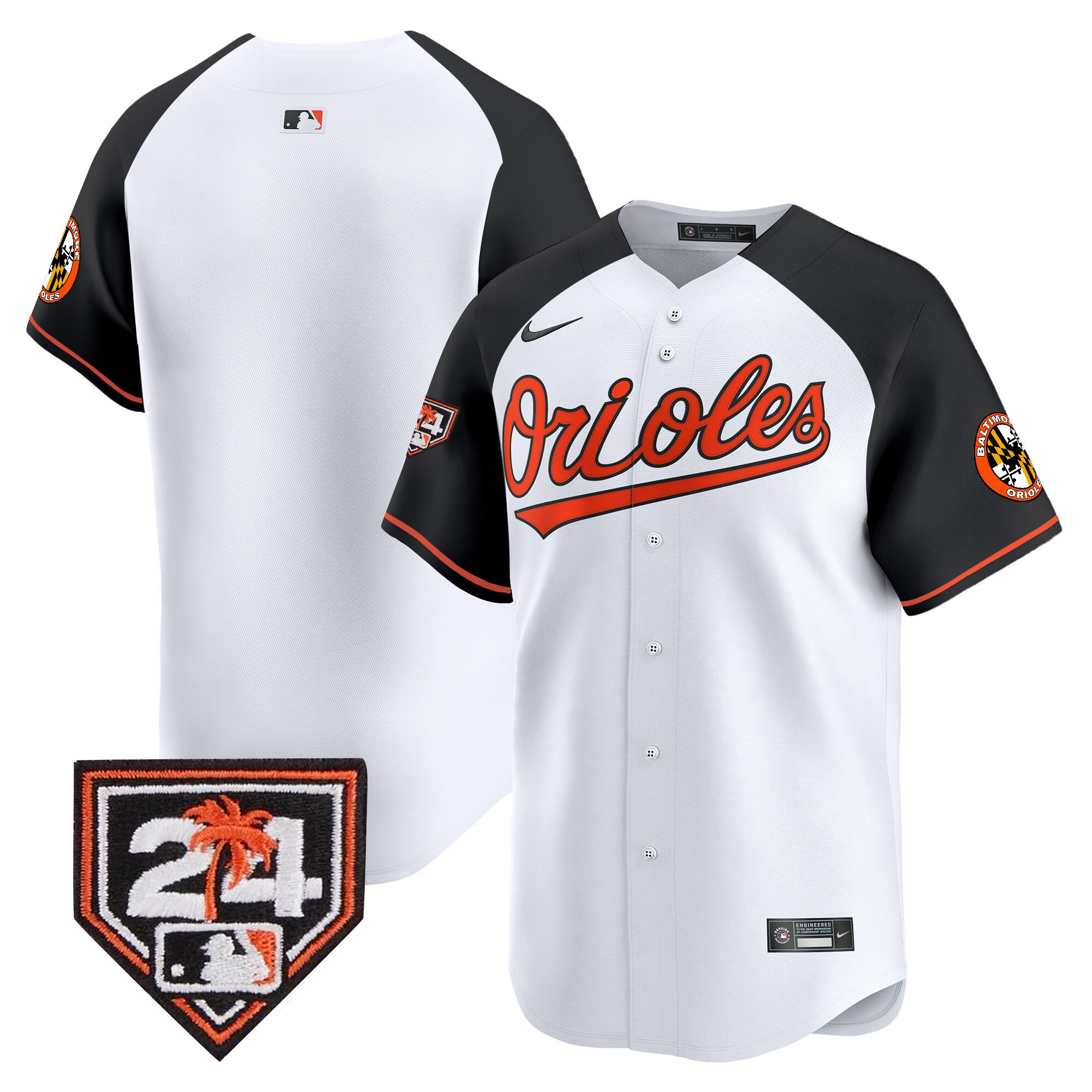 Men's Orioles 2024 Spring Training Patch Vapor Premier Limited Jersey - All Stitched - Image 42