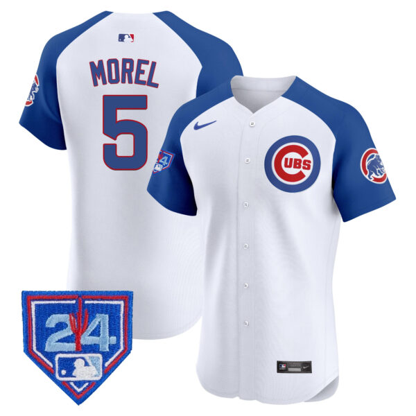 Men's Chicago Cubs 2024 Spring Training Patch Vapor Premier Elite Jersey V2 - All Stitched - Image 46
