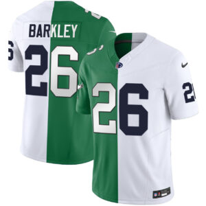 Saquon Barkley #26 Eagles Mix Penn State Split Jersey - All Stitched