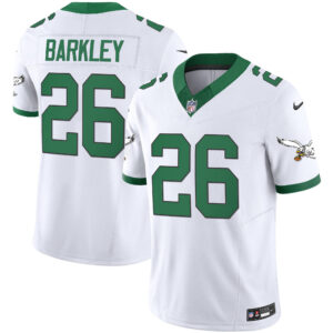 Men's Eagles Throwback Kelly Vapor Limited Jersey - All Stitched