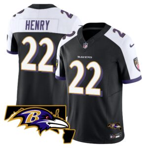 Men's Ravens Maryland Patch Vapor Limited Jersey - All Stitched