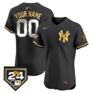 New York Yankees 2024 Spring Training Patch Vapor Premier Elite Custom Jersey V2 - All Stitched