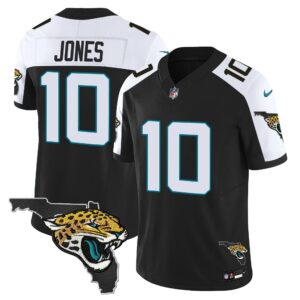 Mac Jones Jacksonville Jaguars Florida Patch Vapor Jersey - All Stitched