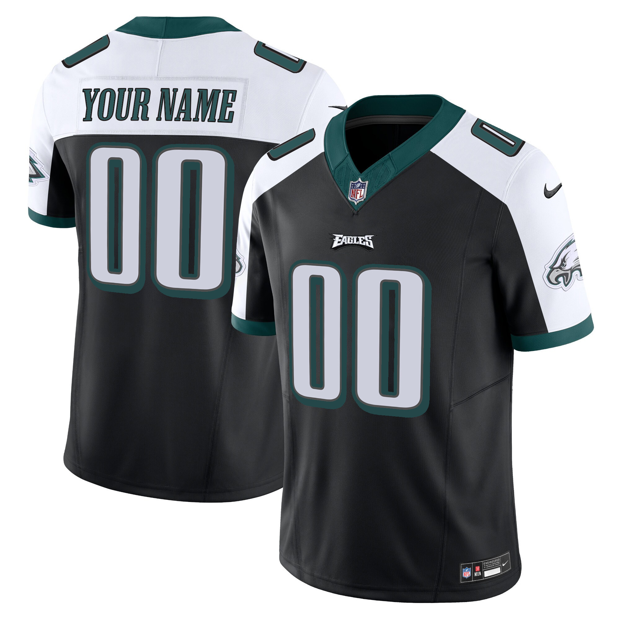 Eagles Vapor Limited Custom Jersey V2 - All Stitched - Image 5