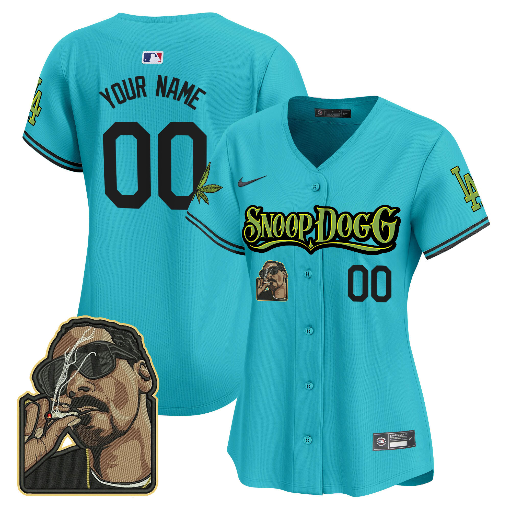 Dodgers Snoop Dogg Vapor Premier Limited Custom Jersey - Stitched - Image 10