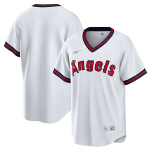 Men's California Angels Nike Cooperstown Jersey - All Stitched