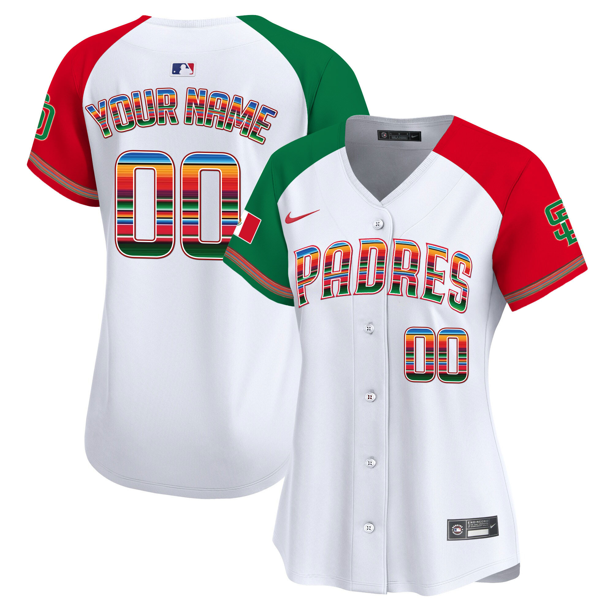 San Diego Padres Mexico Premier Limited Custom Jersey - All Stitched - Image 11