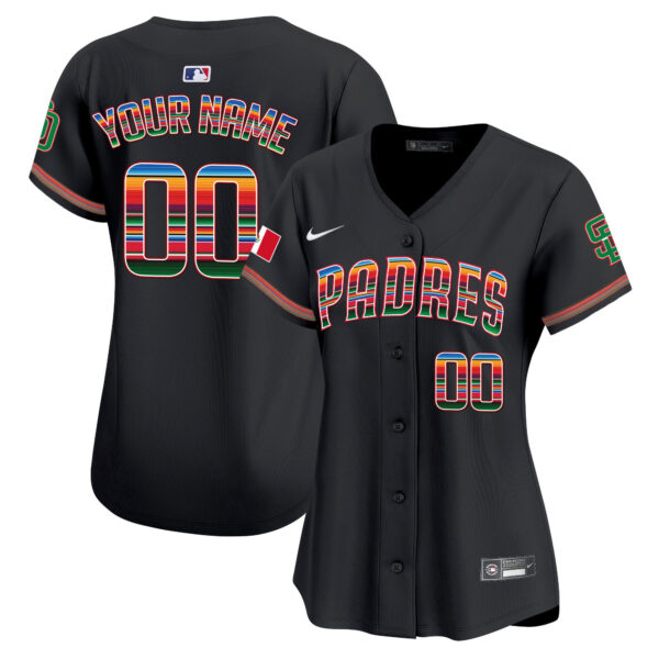 San Diego Padres Mexico Premier Limited Custom Jersey - All Stitched - Image 8