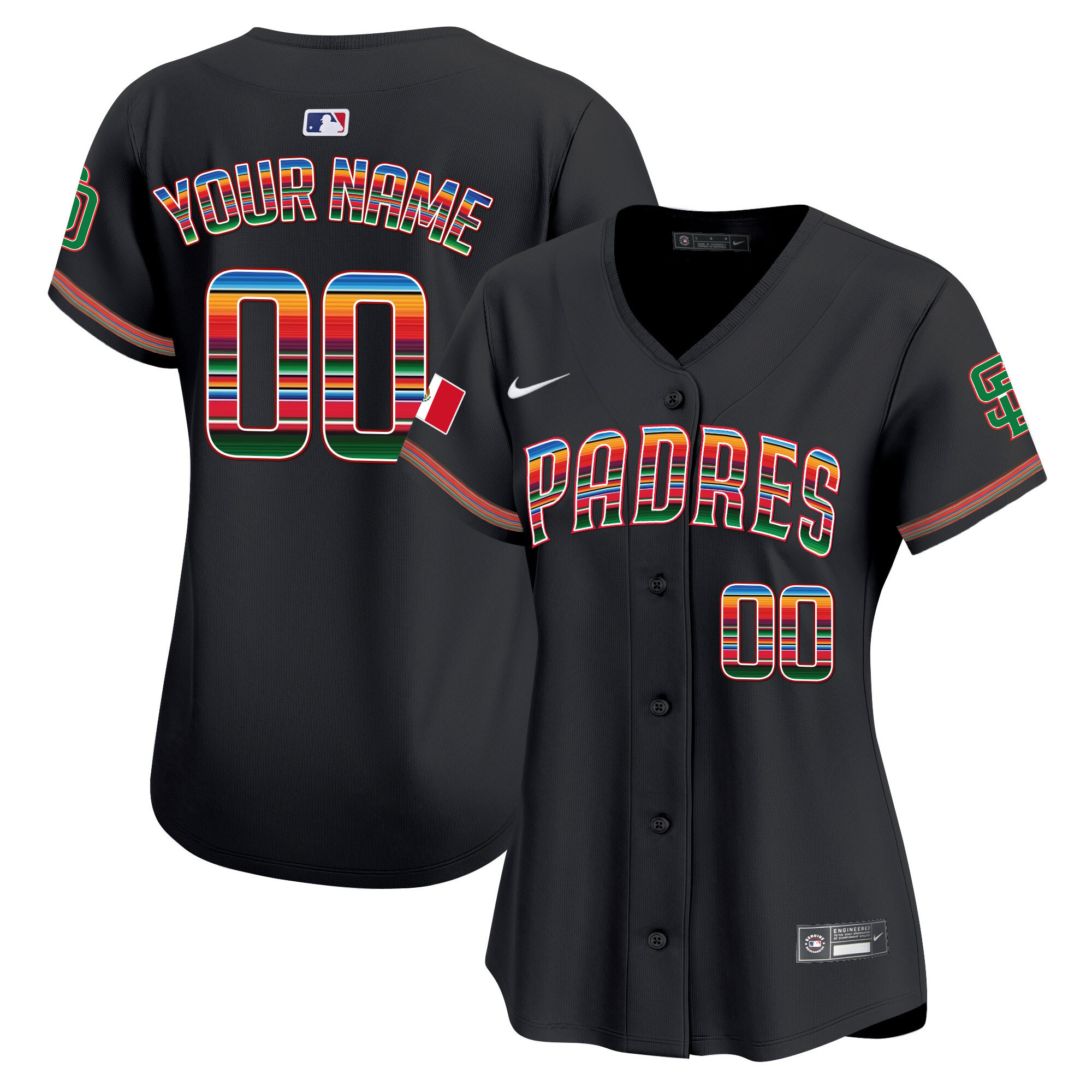 San Diego Padres Mexico Premier Limited Custom Jersey - All Stitched - Image 8