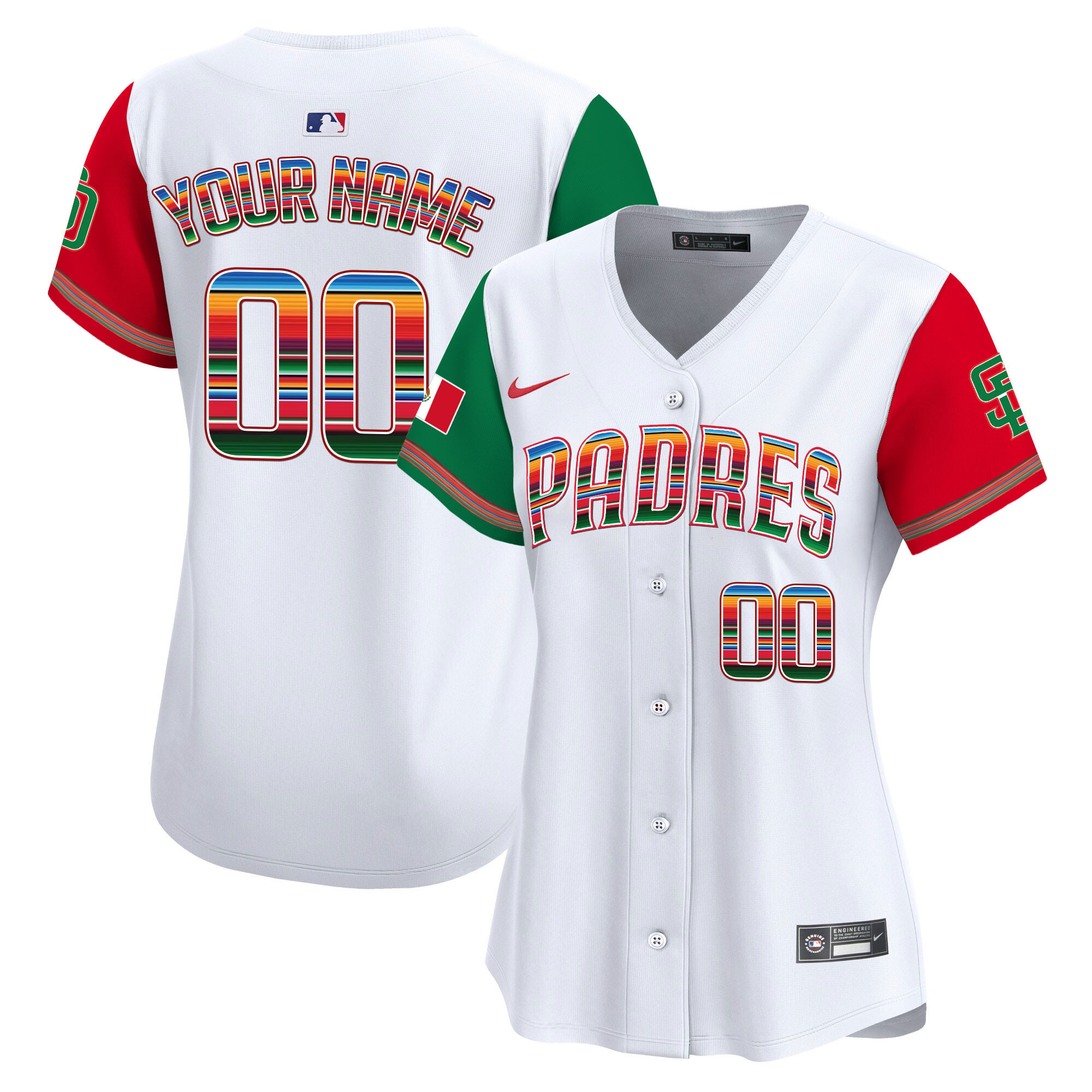 San Diego Padres Mexico Premier Limited Custom Jersey - All Stitched - Image 12