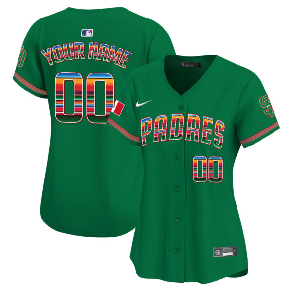 San Diego Padres Mexico Premier Limited Custom Jersey - All Stitched - Image 10