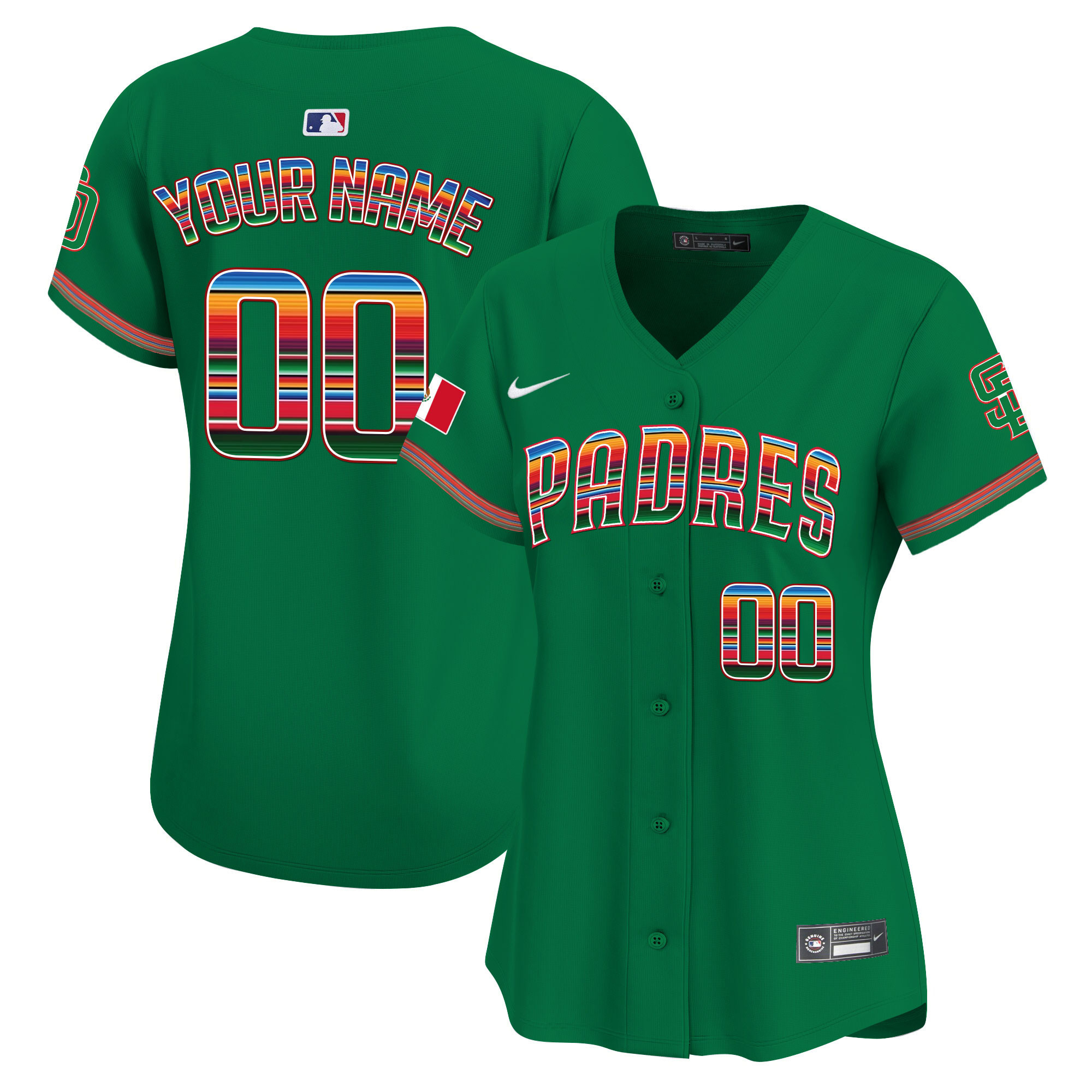 San Diego Padres Mexico Premier Limited Custom Jersey - All Stitched - Image 10