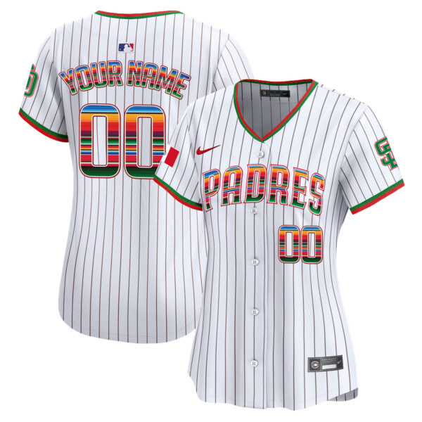 San Diego Padres Mexico Premier Limited Custom Jersey - All Stitched - Image 9