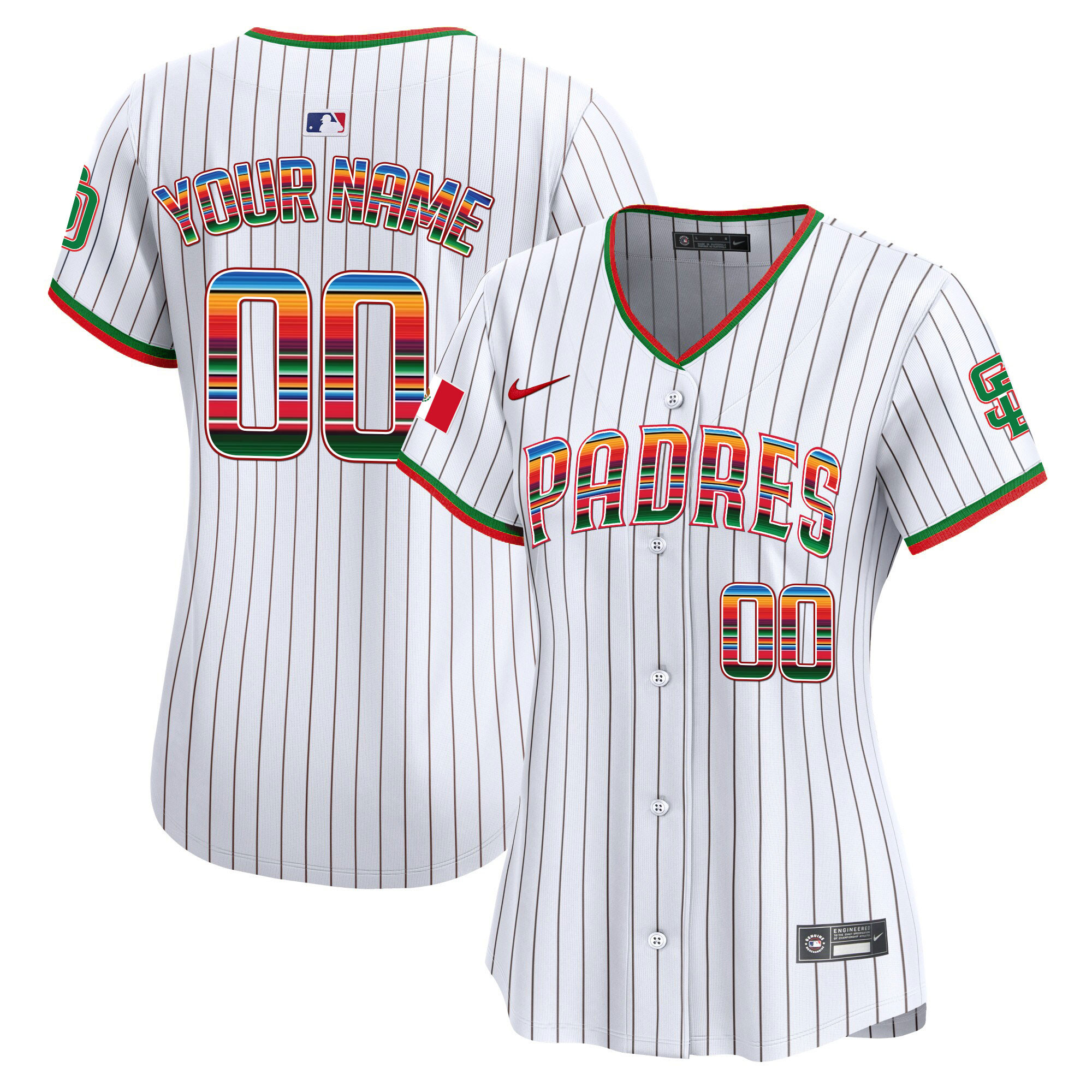 San Diego Padres Mexico Premier Limited Custom Jersey - All Stitched - Image 9