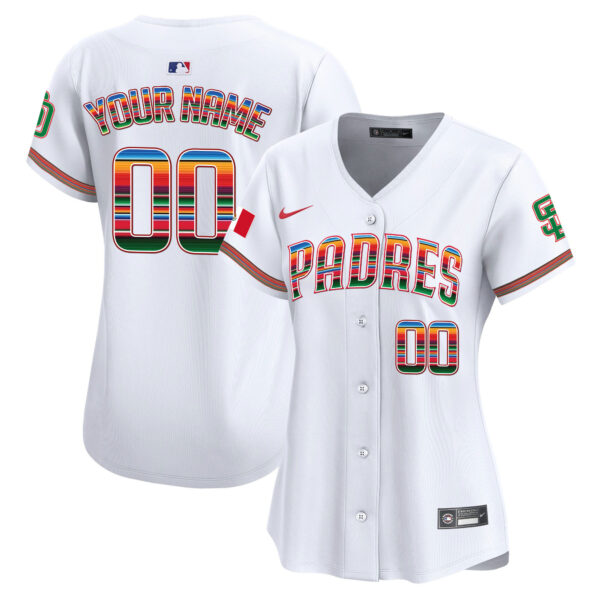 San Diego Padres Mexico Premier Limited Custom Jersey - All Stitched - Image 7