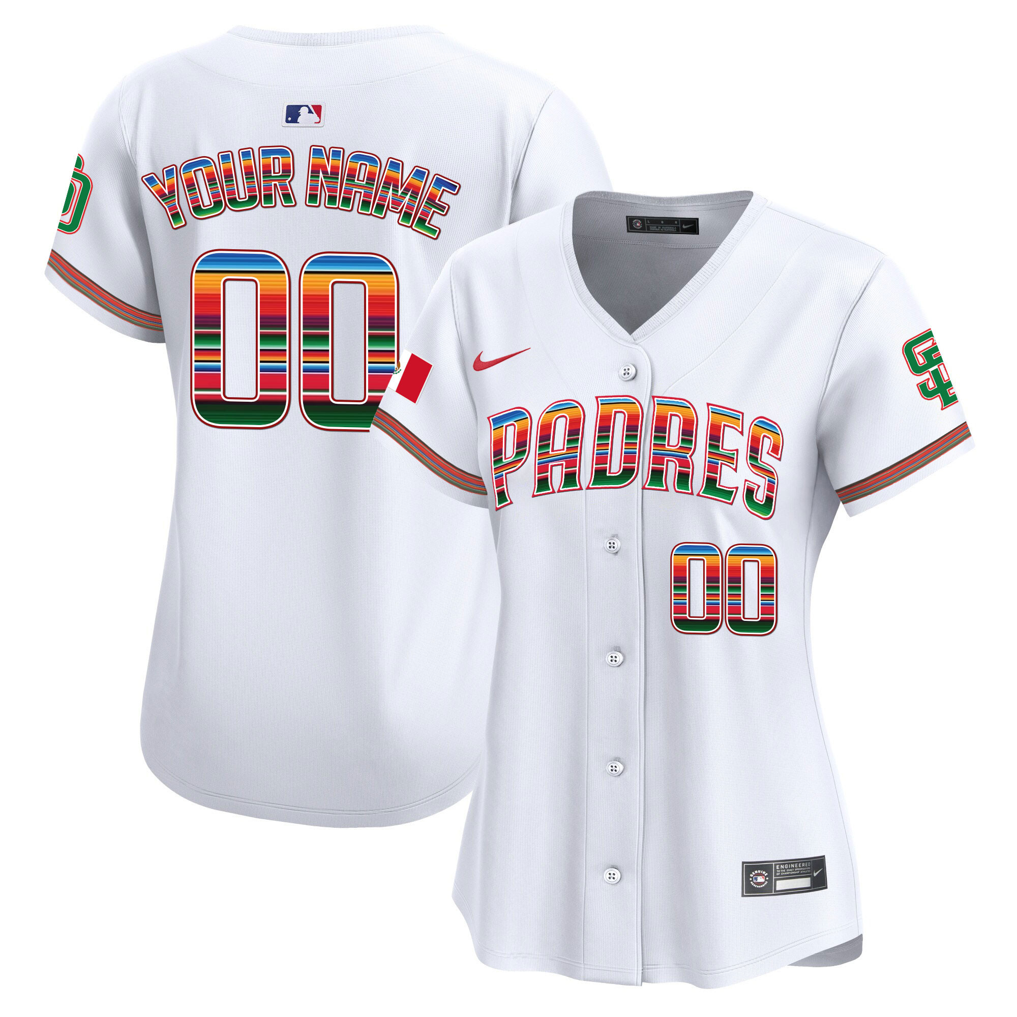 San Diego Padres Mexico Premier Limited Custom Jersey - All Stitched - Image 7
