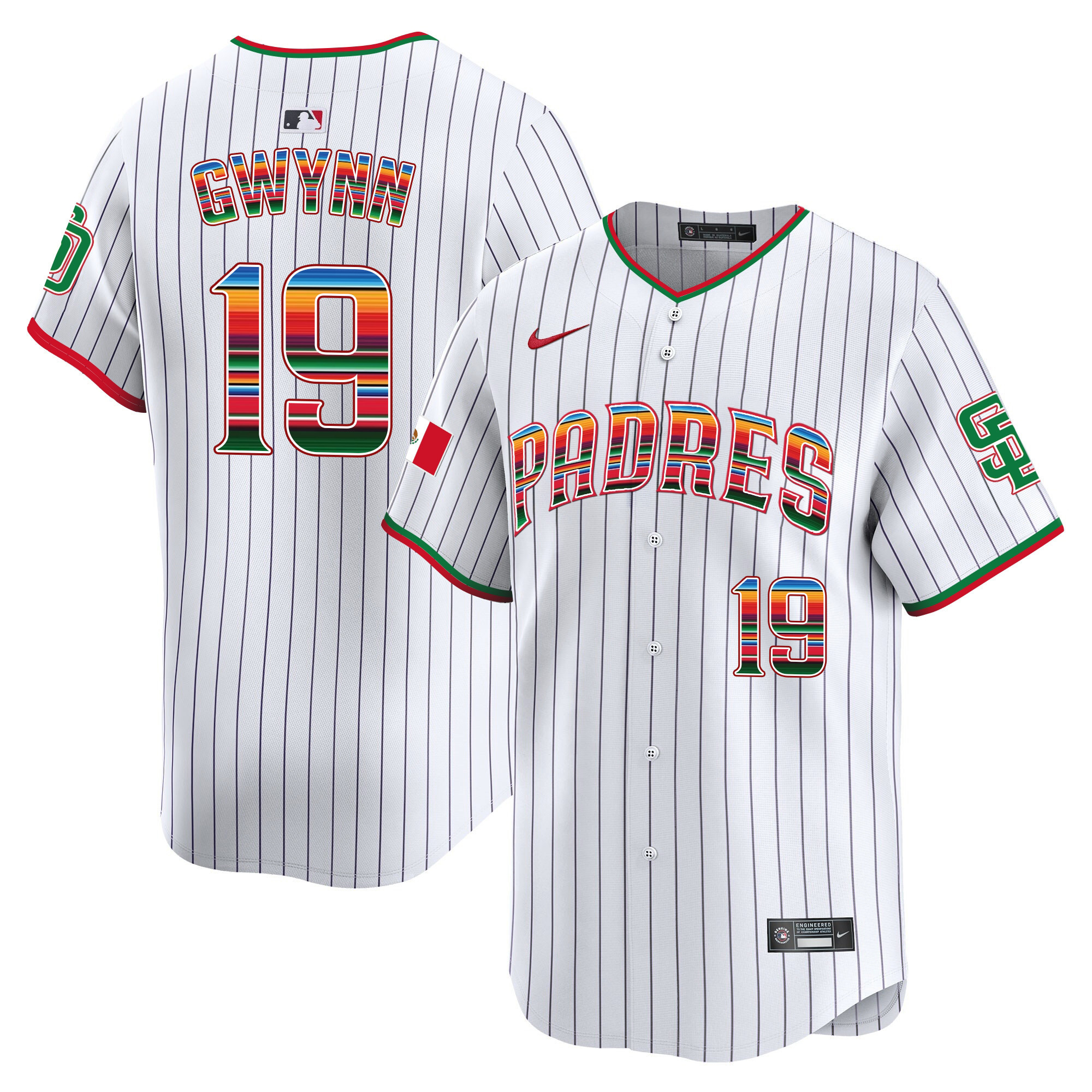 Men's San Diego Padres Mexico Premier Limited Jersey - All Stitched - Image 20