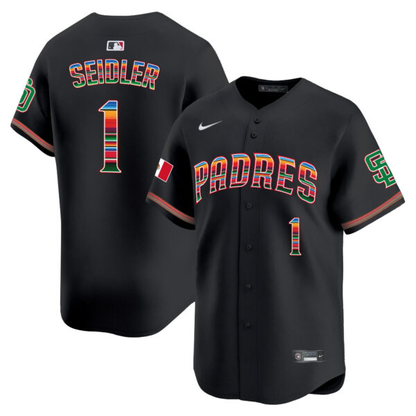 Men's San Diego Padres Mexico Premier Limited Jersey - All Stitched - Image 11