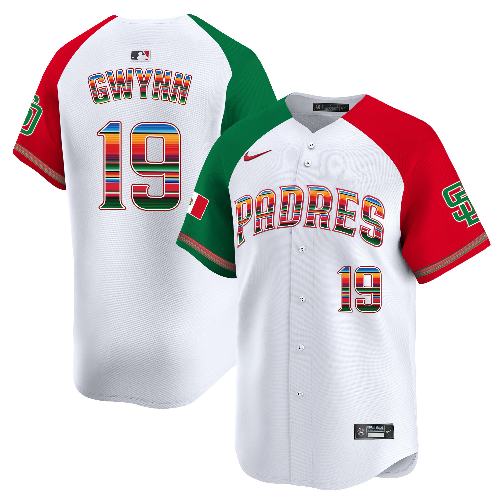 Men's San Diego Padres Mexico Premier Limited Jersey - All Stitched - Image 36