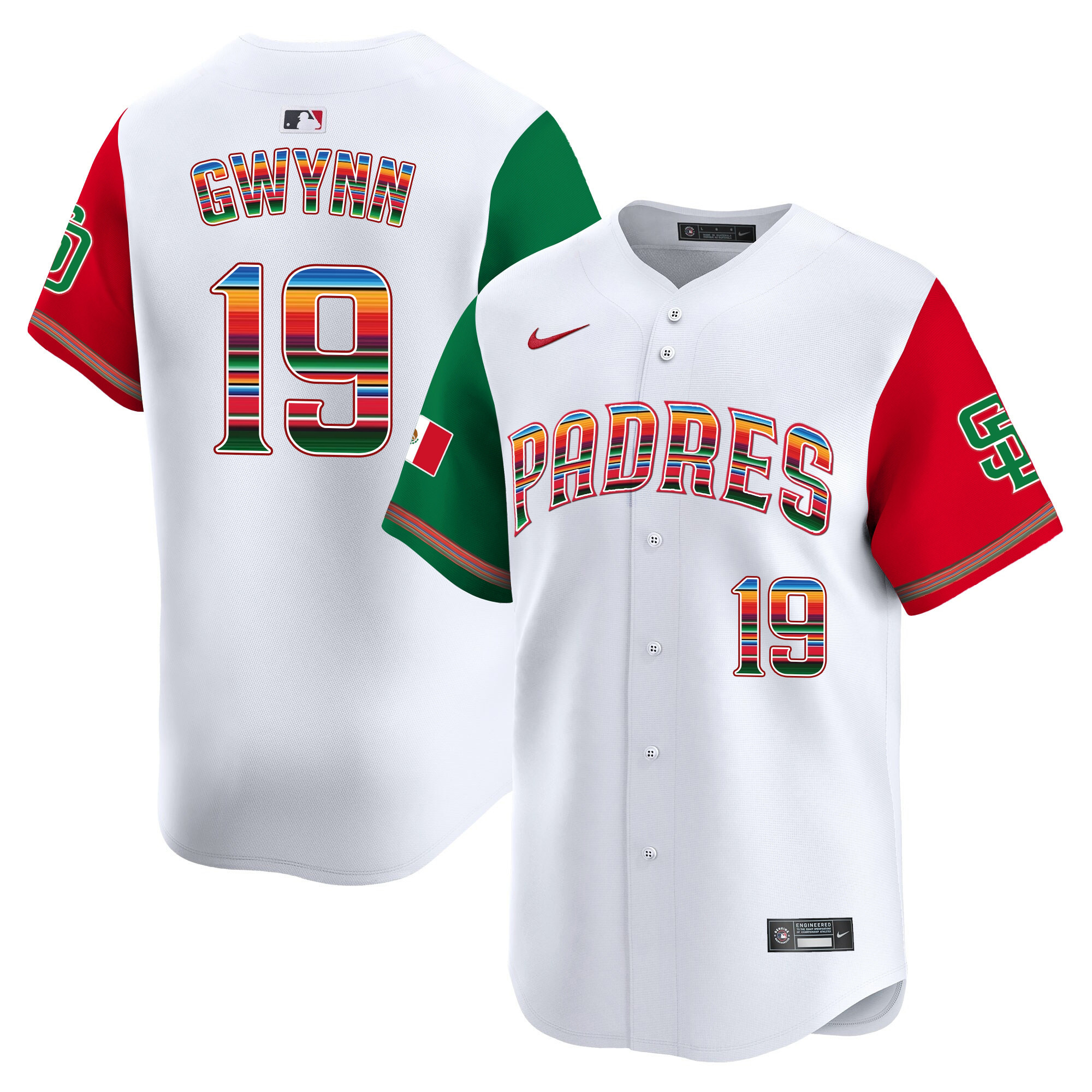 Men's San Diego Padres Mexico Premier Limited Jersey - All Stitched - Image 44