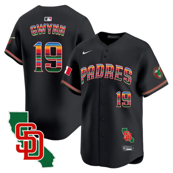 Men's Padres Mexico California Patch Vapor Premier Limited Jersey – All Stitched - Image 12