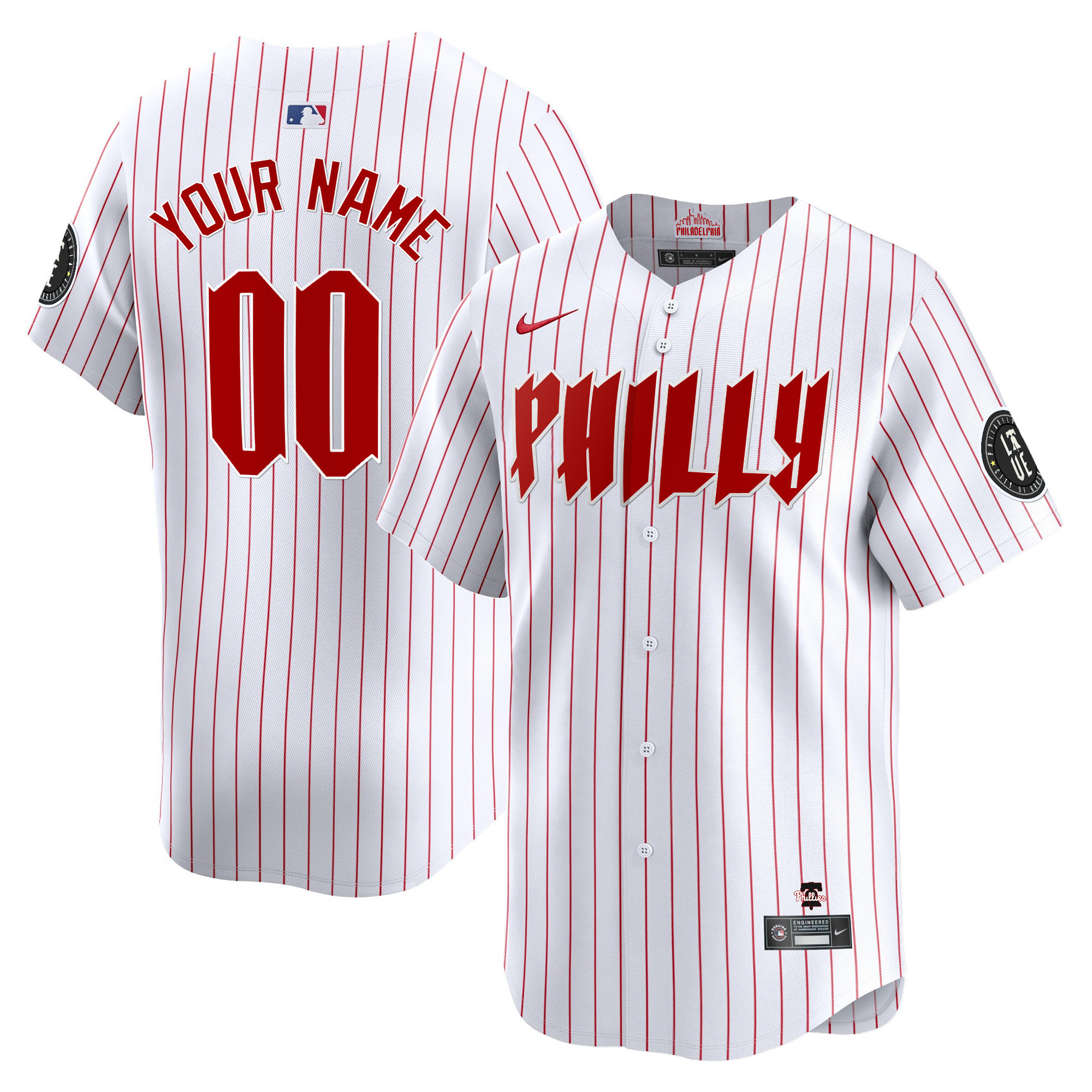 Phillies 2024 City Connect Vapor Premier Limited Custtom Jersey - All Stitched - Image 6