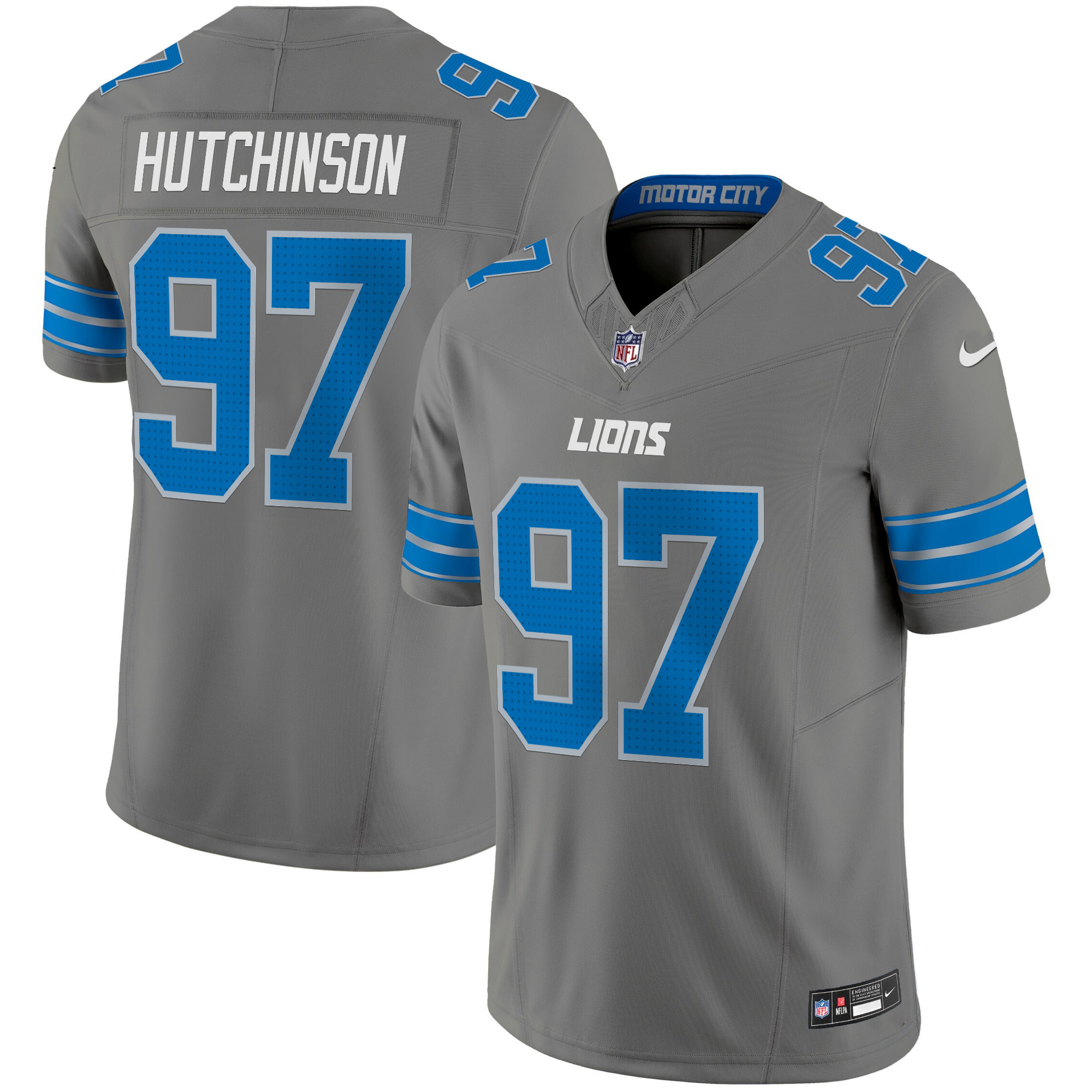 Men's Detroit Lions 2024 Vapor Limited Jersey - All Stitched - Image 29