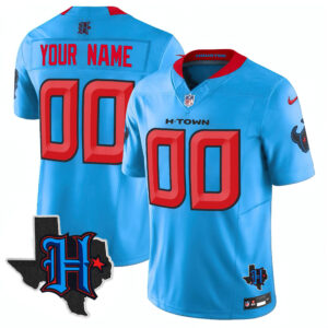 Houston Texans 2025 Texas Patch Vapor Limited Custom Jersey V2 - All Stitched