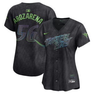 Women's Tampa Bay Rays 2024 City Connect Vapor Premier Limited Jersey - Charcoal - All Stitched