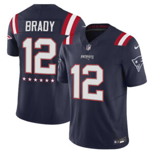 Tom Brady Patriots 6x-Time Super Bowl Vapor Limited Jersey - All Stitched