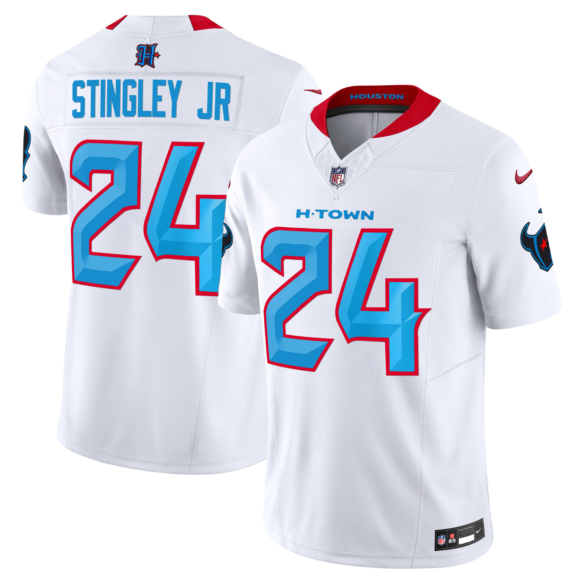 Men's Houston Texans 2024 Vapor Limited Jersey V2 - All Stitched - Image 50