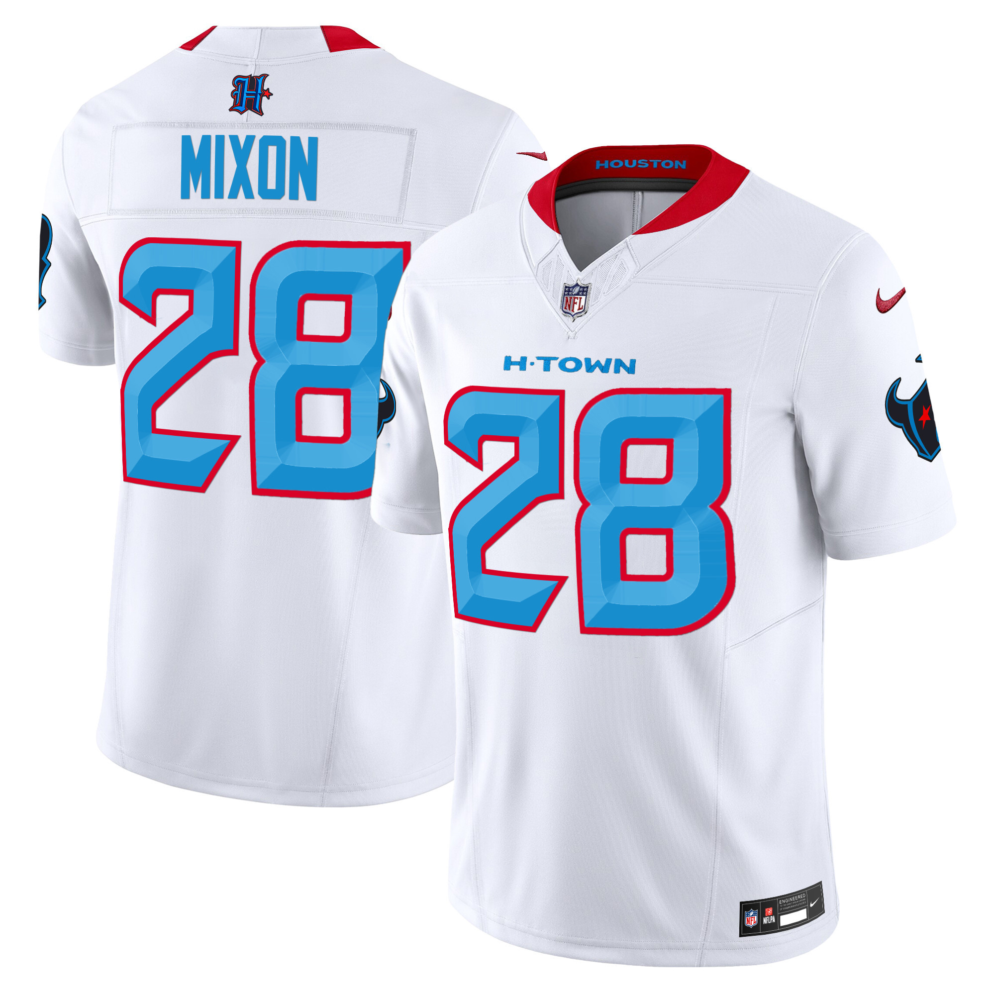 Men's Houston Texans 2024 Vapor Limited Jersey V2 - All Stitched - Image 48