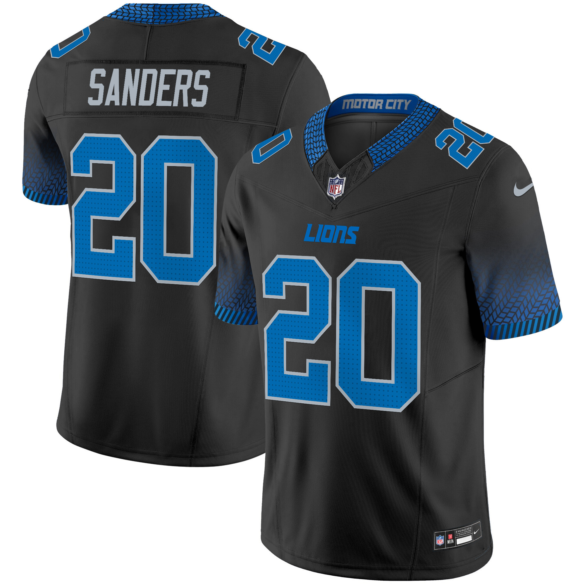 Detroit Lions 2024 Motor City Vapor Limited Jersey - All Stitched - Image 5