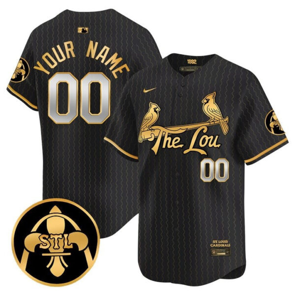 St. Louis Cardinals 2024 City Connect Vapor Premier Limited Custom Jersey V2 - All Stitched - Image 3