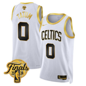 Men's Boston Celtics 2024 Finals Patch Swingman Jersey - All Stitched
