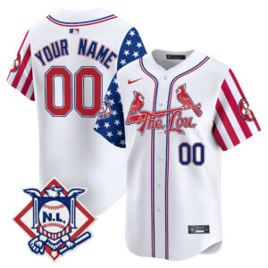St. Louis Cardinals 2024 Fourth of July Vapor Premier Limited Custom Jersey - All Stitched