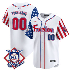 Phillies 2024 Fourth of July Vapor Premier Limited Custom Jersey V3 - All Stitched