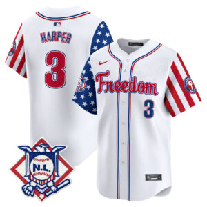 Phillies 2024 Fourth of July Vapor Premier Limited Jersey V3 - All Stitched
