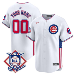 Chicago Cubs 2024 Fourth of July Vapor Premier Limited Custom Jersey V3 - All Stitched