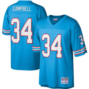 Houston Oilers Earl Campbell Throwback Jersey - All Stitched