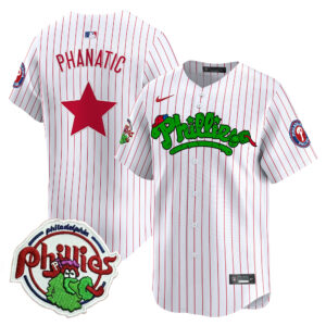 Youth's Phillies Phanatic Patch Vapor Premier Limited Jersey V2 - All Stitched